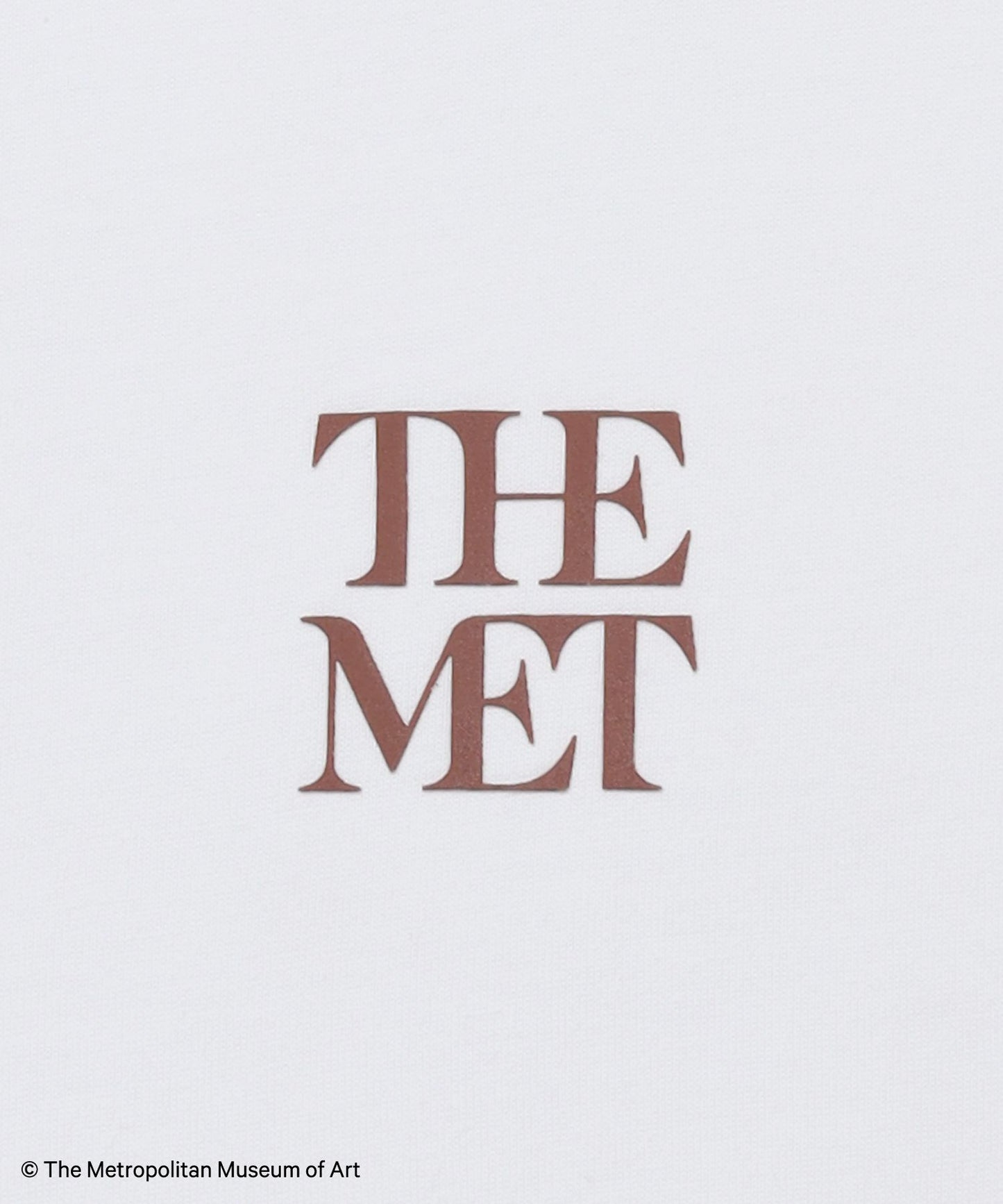 The MetワンポイントTシャツ / メトロポリタン美術館 半袖 クルーネック プリント ワンポイント 柄80