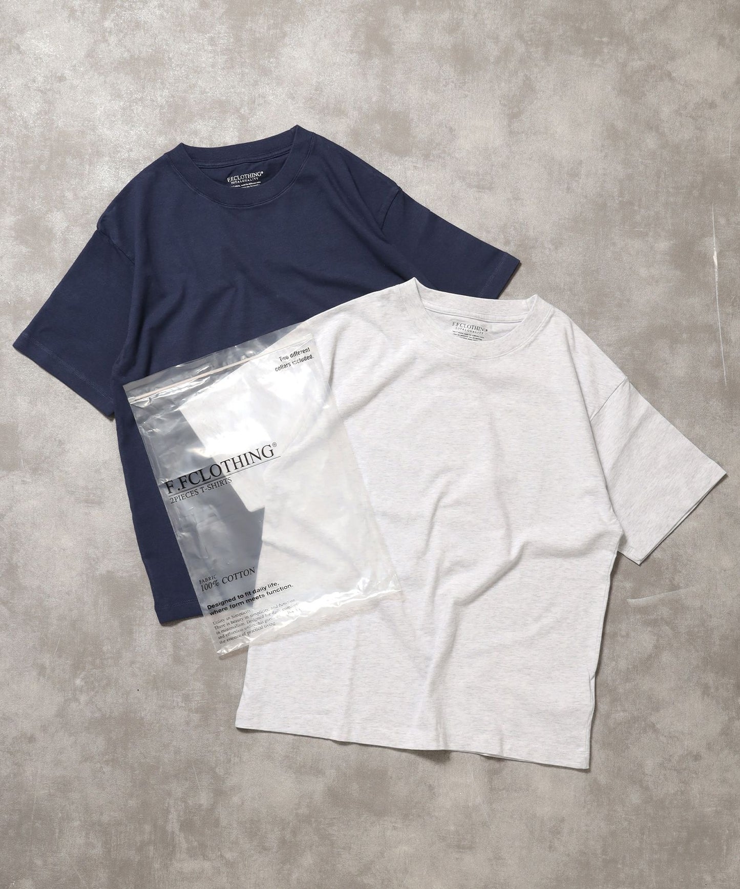 【FFEIN(フェイン)】「ラフに着てもサマになる、太リブベーシックTシャツ」カラバリ太リブベーシックTシャツ アッシュグレー