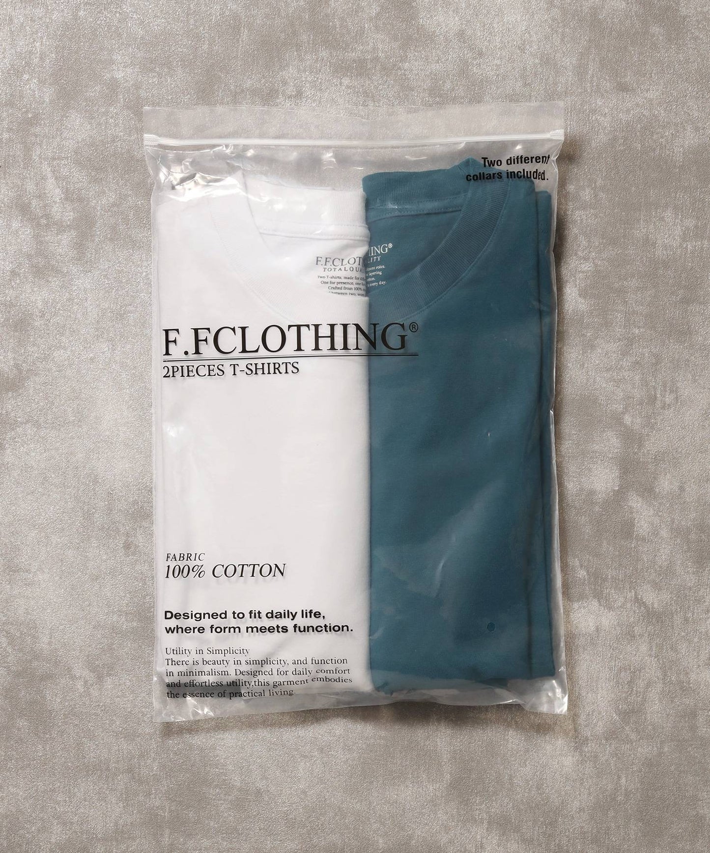【FFEIN(フェイン)】「ラフに着てもサマになる、太リブベーシックTシャツ」カラバリ太リブベーシックTシャツ ホワイト