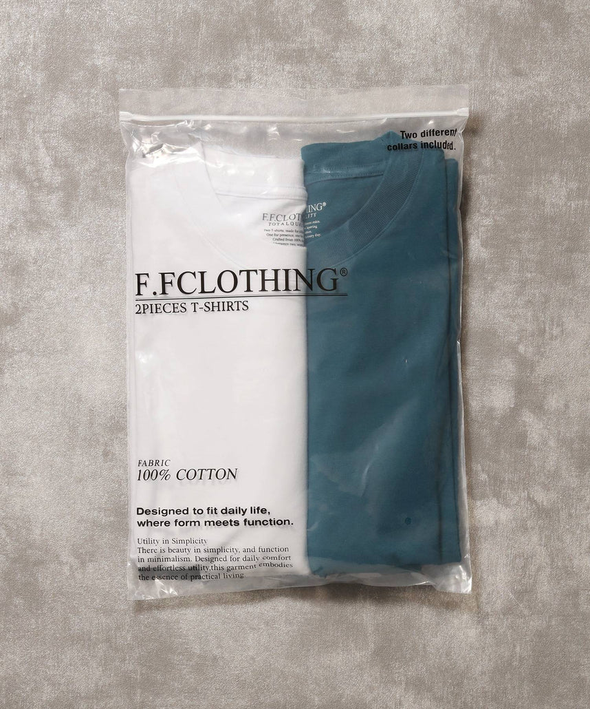 【FFEIN(フェイン)】「ラフに着てもサマになる、太リブベーシックTシャツ」カラバリ太リブベーシックTシャツ ホワイト