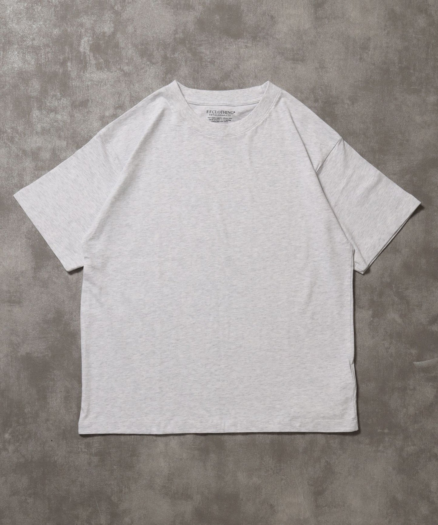 【FFEIN(フェイン)】「ラフに着てもサマになる、太リブベーシックTシャツ」カラバリ太リブベーシックTシャツ アッシュグレー
