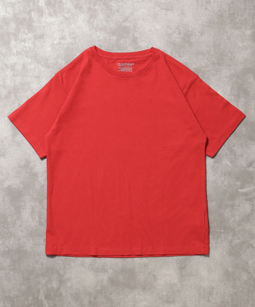 【FFEIN(フェイン)】「FFEINらしいミニマルな着こなしを叶える」カラバリ細リブベーシックTシャツ【バイオウォッシュ】 ブラック