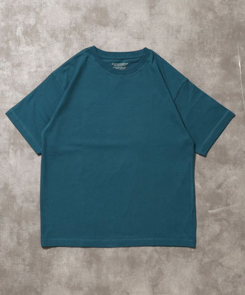【FFEIN(フェイン)】「FFEINらしいミニマルな着こなしを叶える」カラバリ細リブベーシックTシャツ【バイオウォッシュ】 ホワイト
