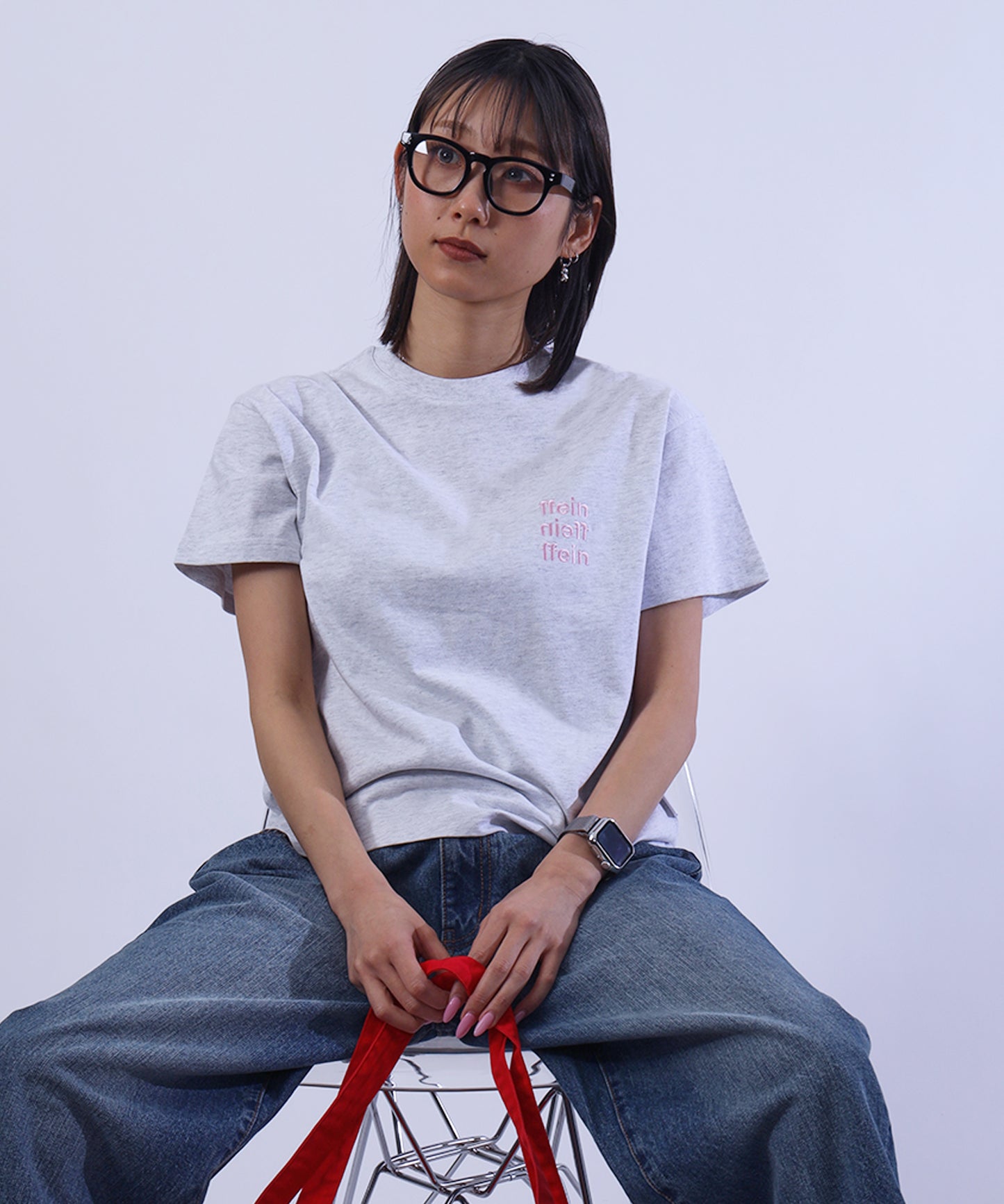 モデル：H163 Size:S アッシュグレー