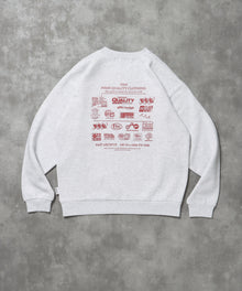 ヘビーウエイトバックダイナーロゴスウェット / 裏起毛 スウェット クルーネック ワンポイント プリント 柄80