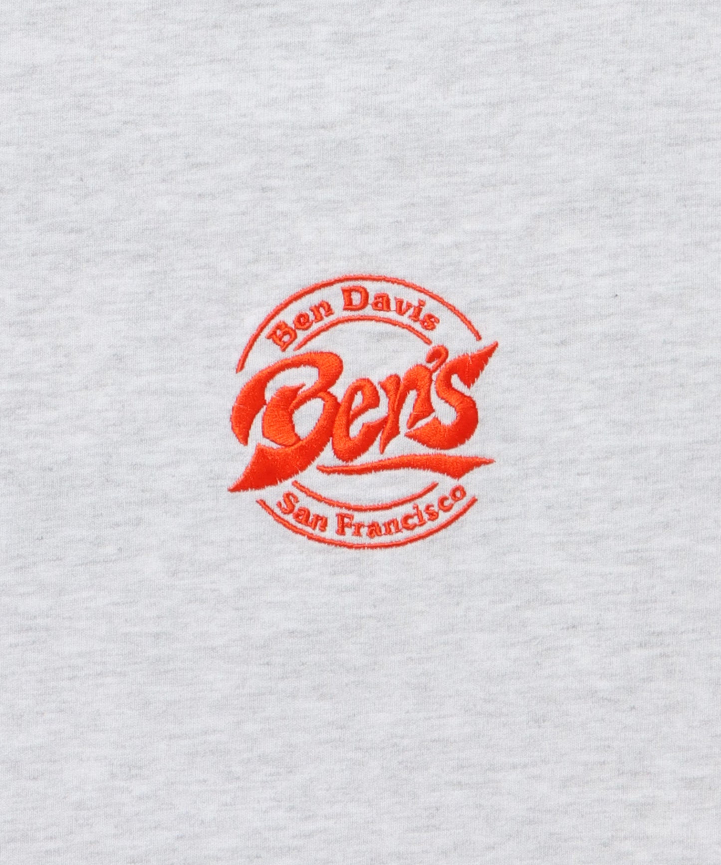 CIRCLE LOGO L/S TEE[WIDE] / ロンT 長袖 ワンポイント レギュラーサイズ ポケット アッシュグレー