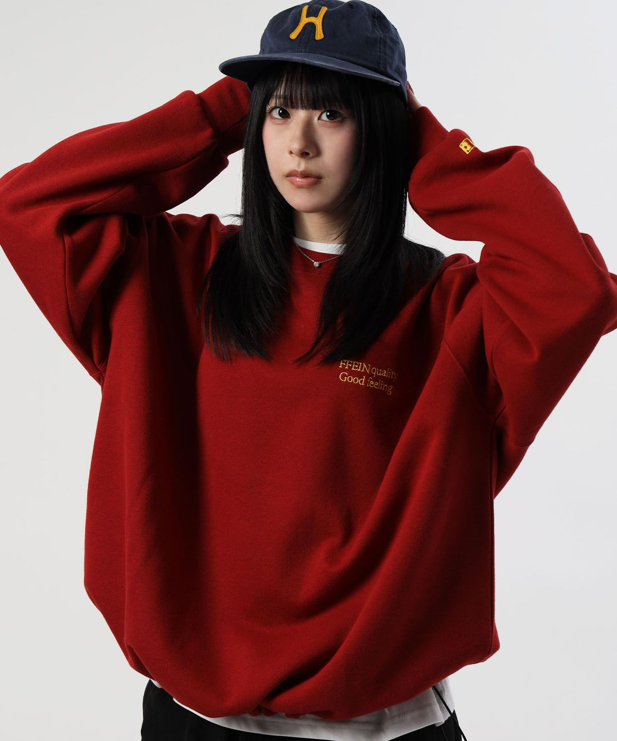 モデル：H160 Size:M バーガンディ