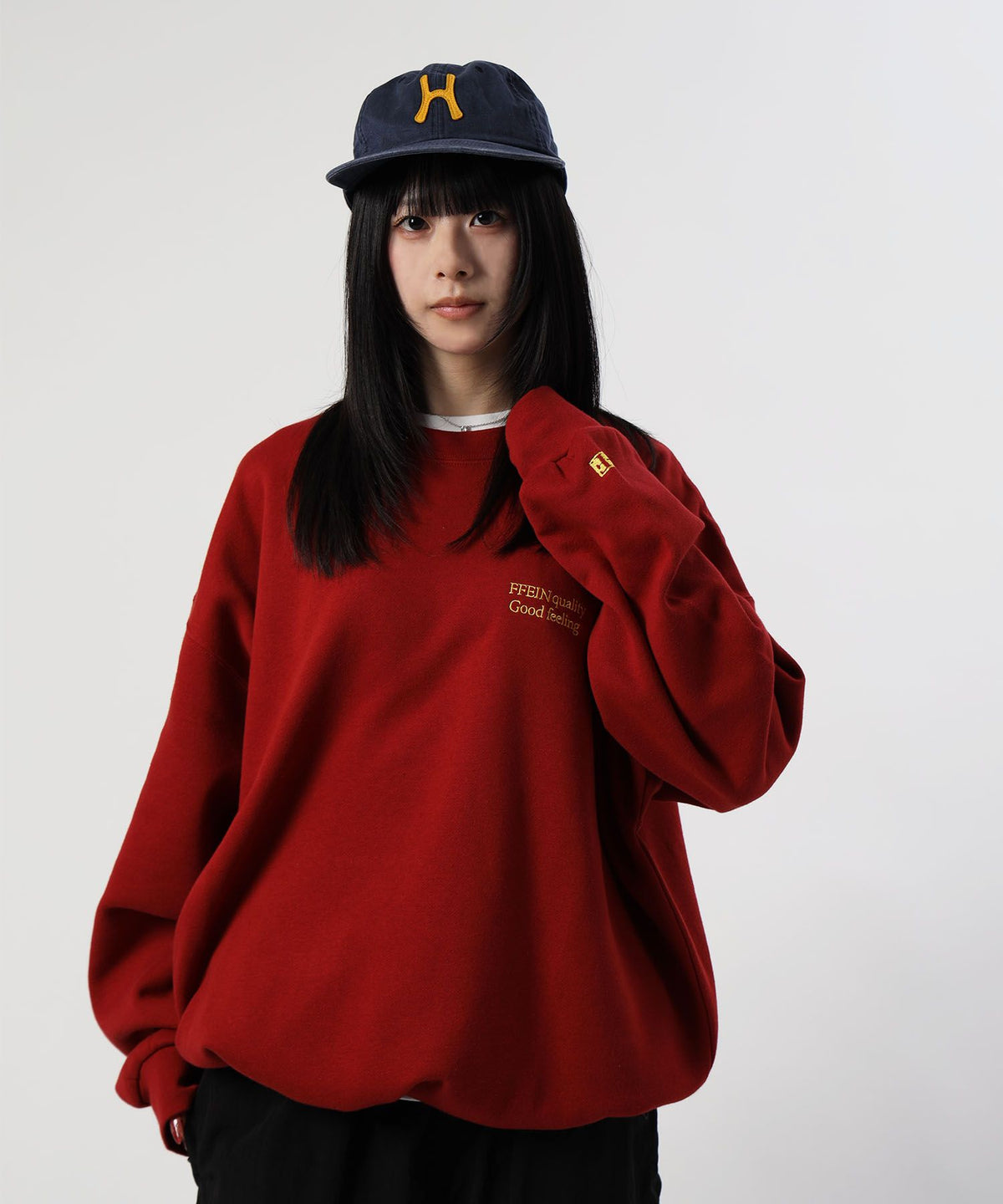 モデル：H160 Size:M バーガンディ