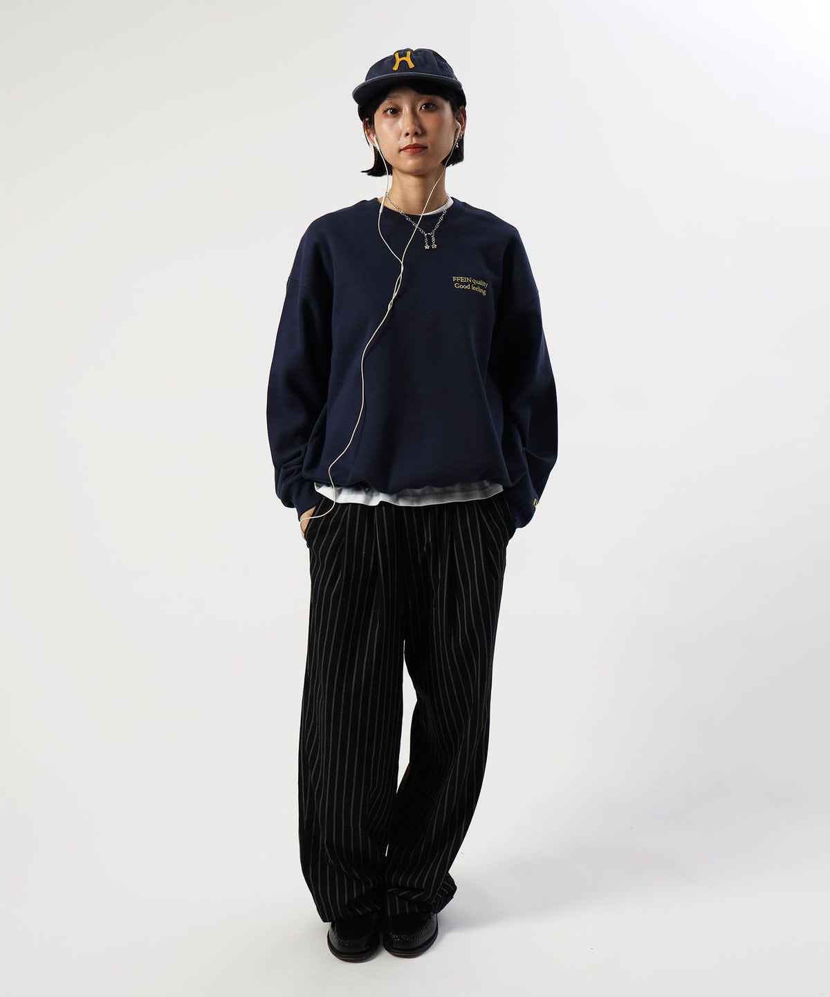 モデル：H163Size:S　ネイビー