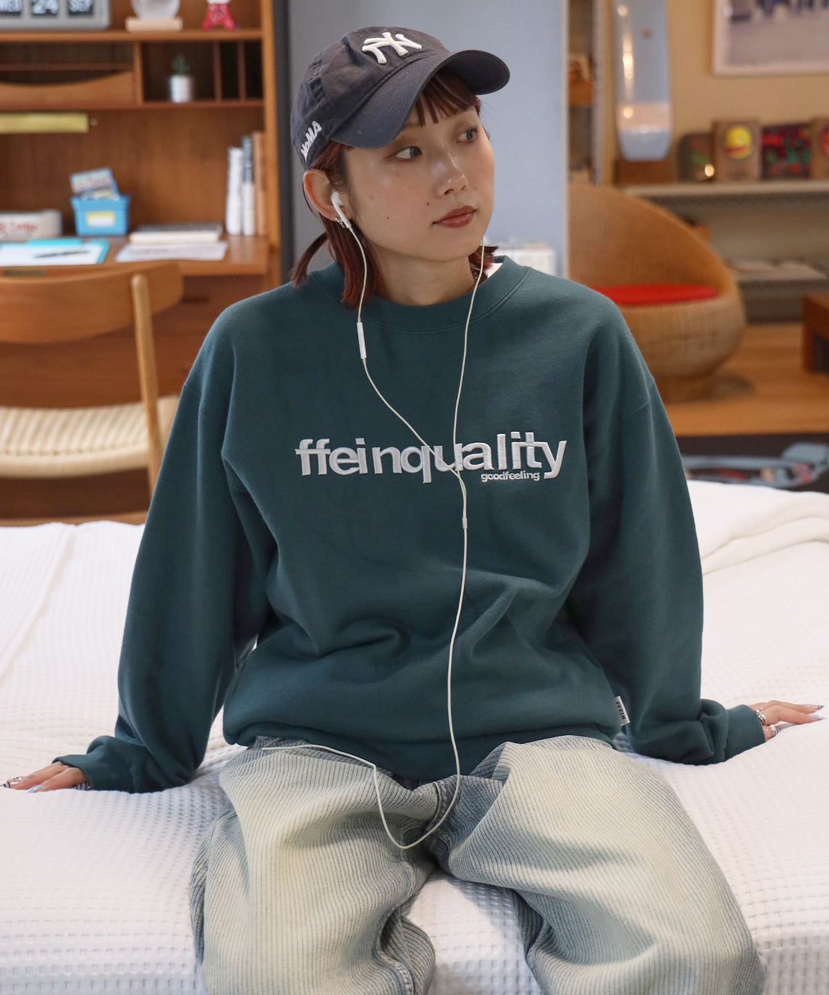 モデル：H163 Size : M : グリーン