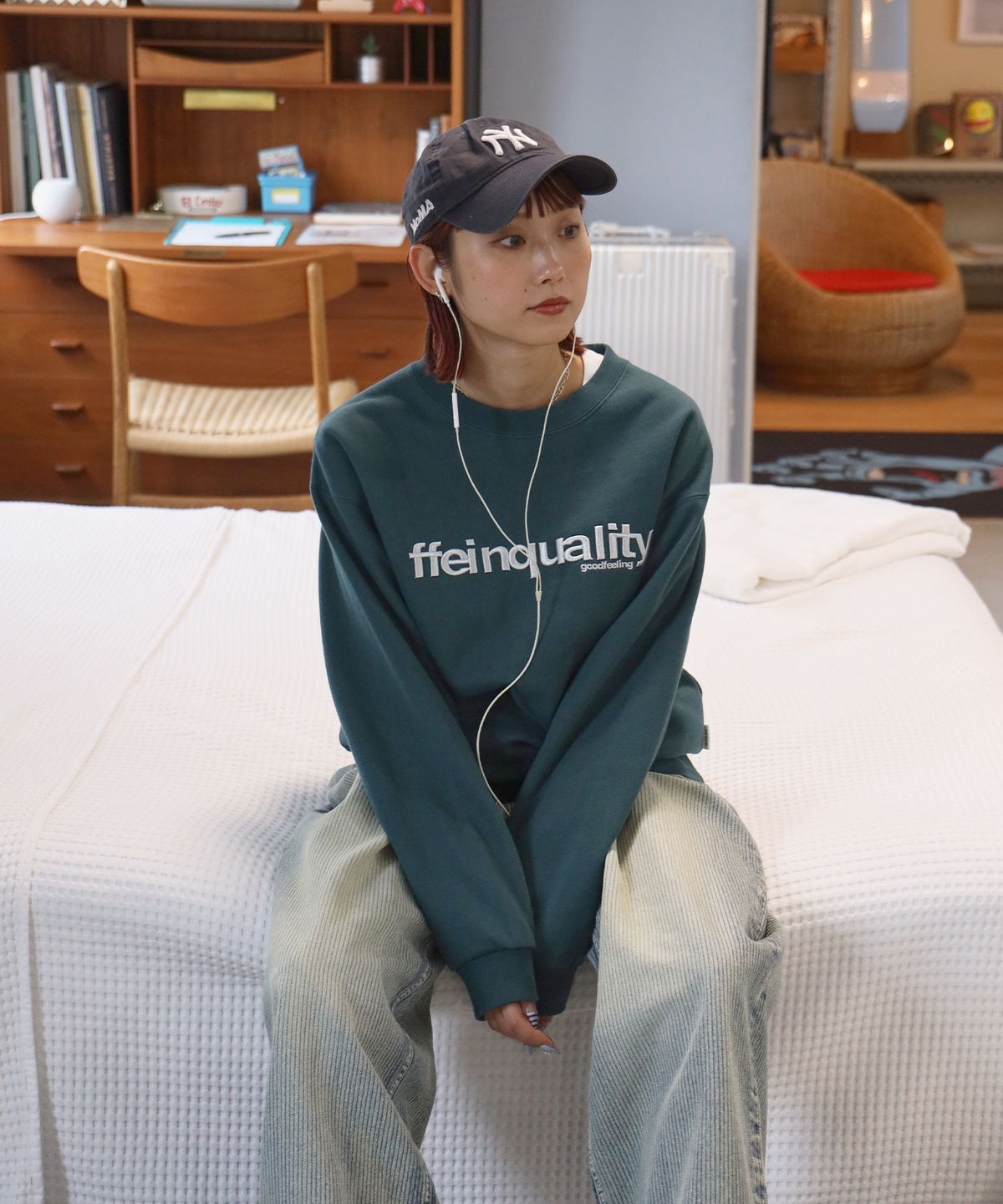モデル：H163 Size : M : グリーン
