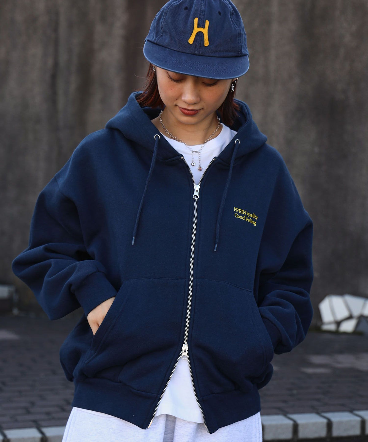 モデル：H163 Size:Sネイビー