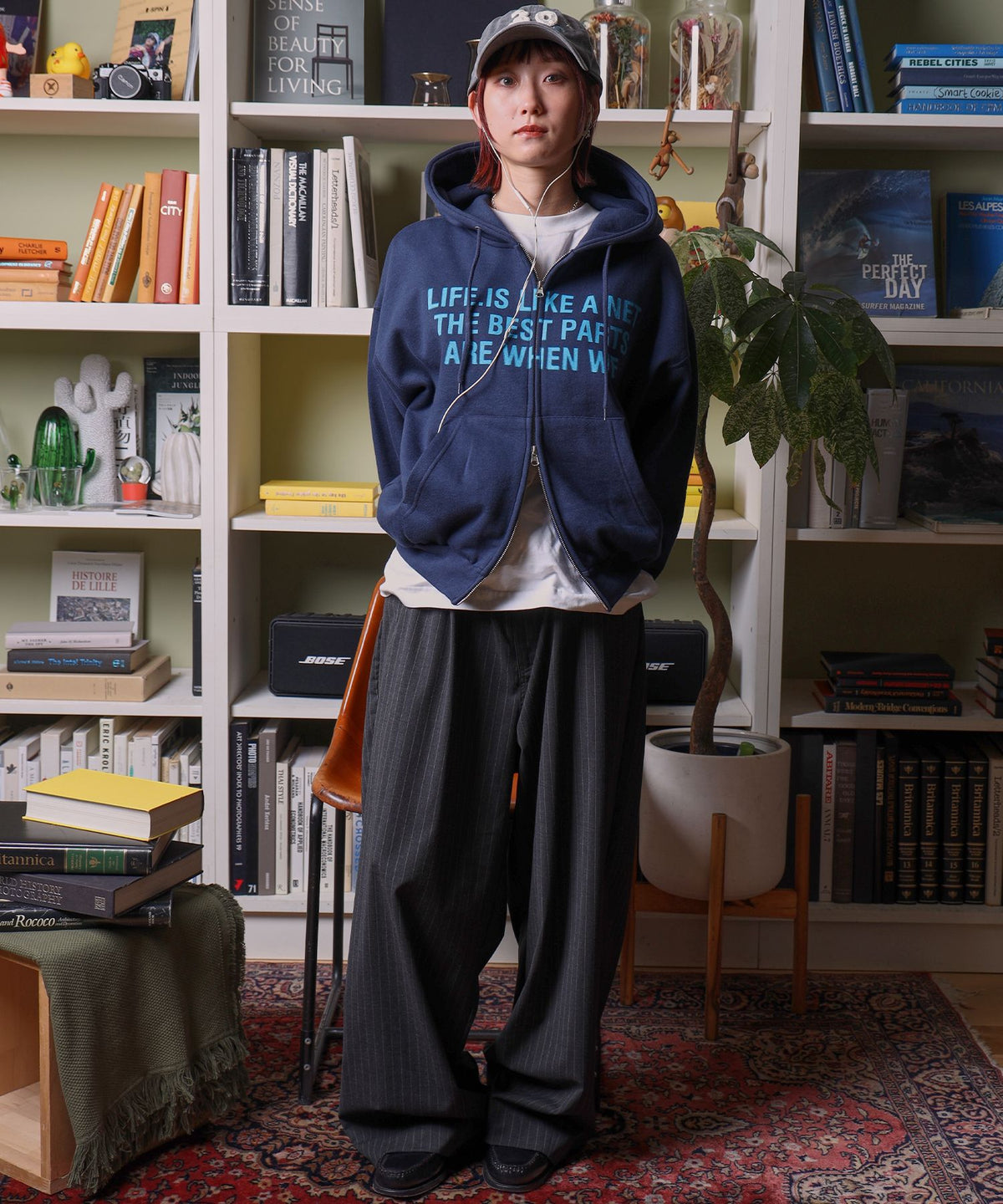 モデル：H163 Size:Sネイビー