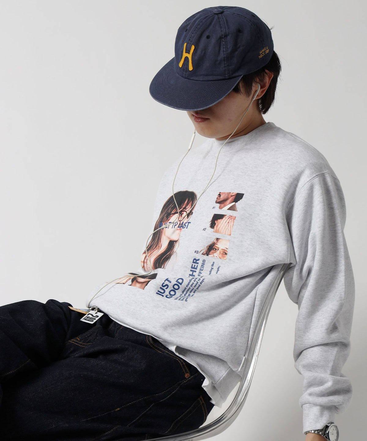 モデル：H178 Size:L　アッシュグレー
