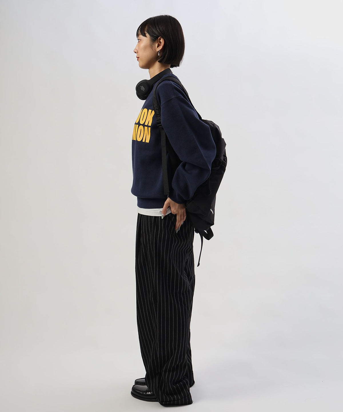 モデル：H163 Size:M　ダークネイビー