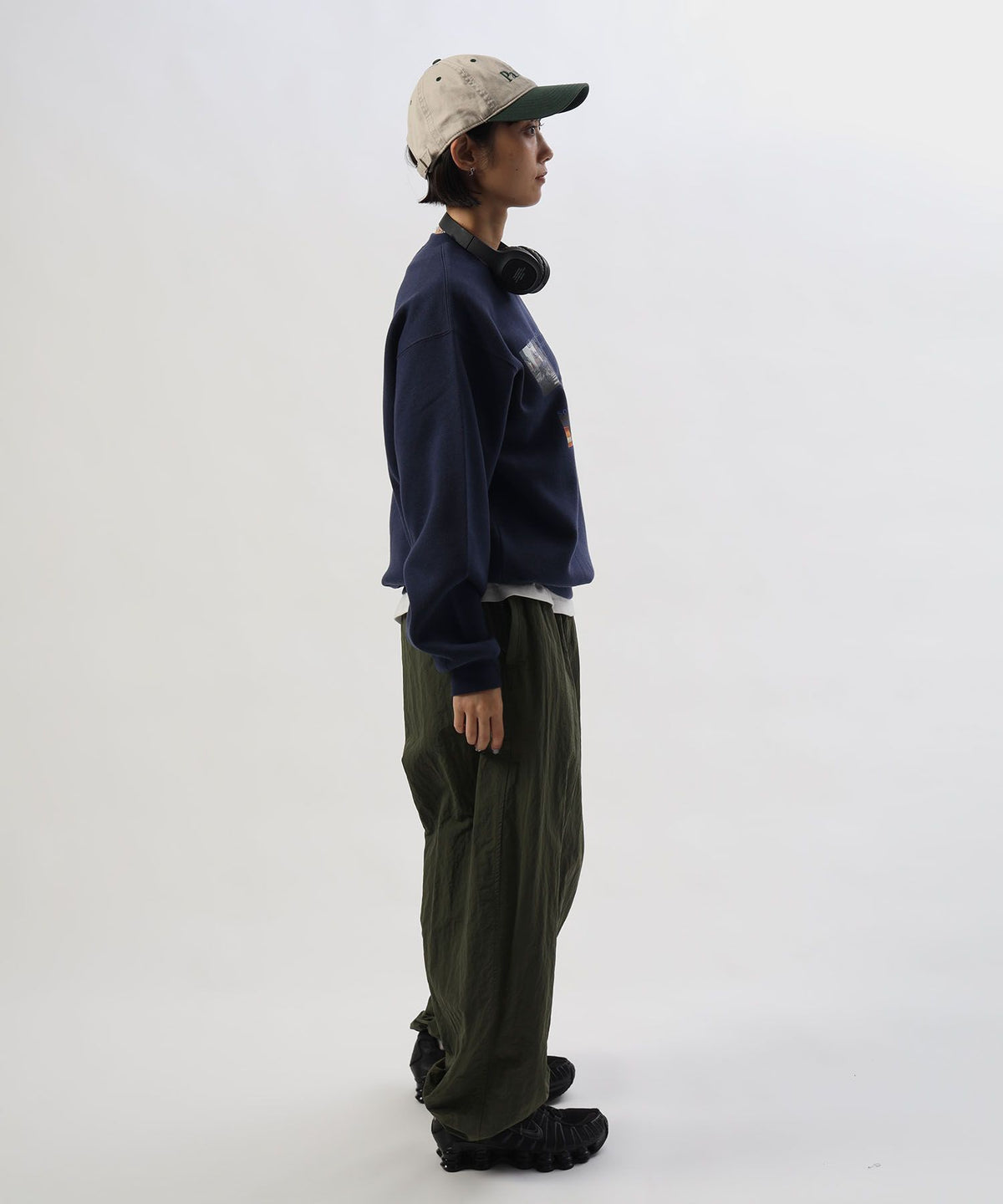 モデル：H163 Size:M　ダークネイビー
