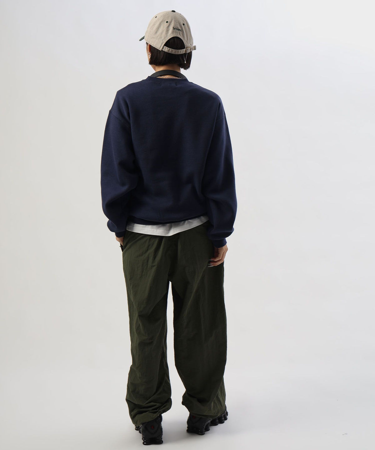 モデル：H163 Size:M　ダークネイビー