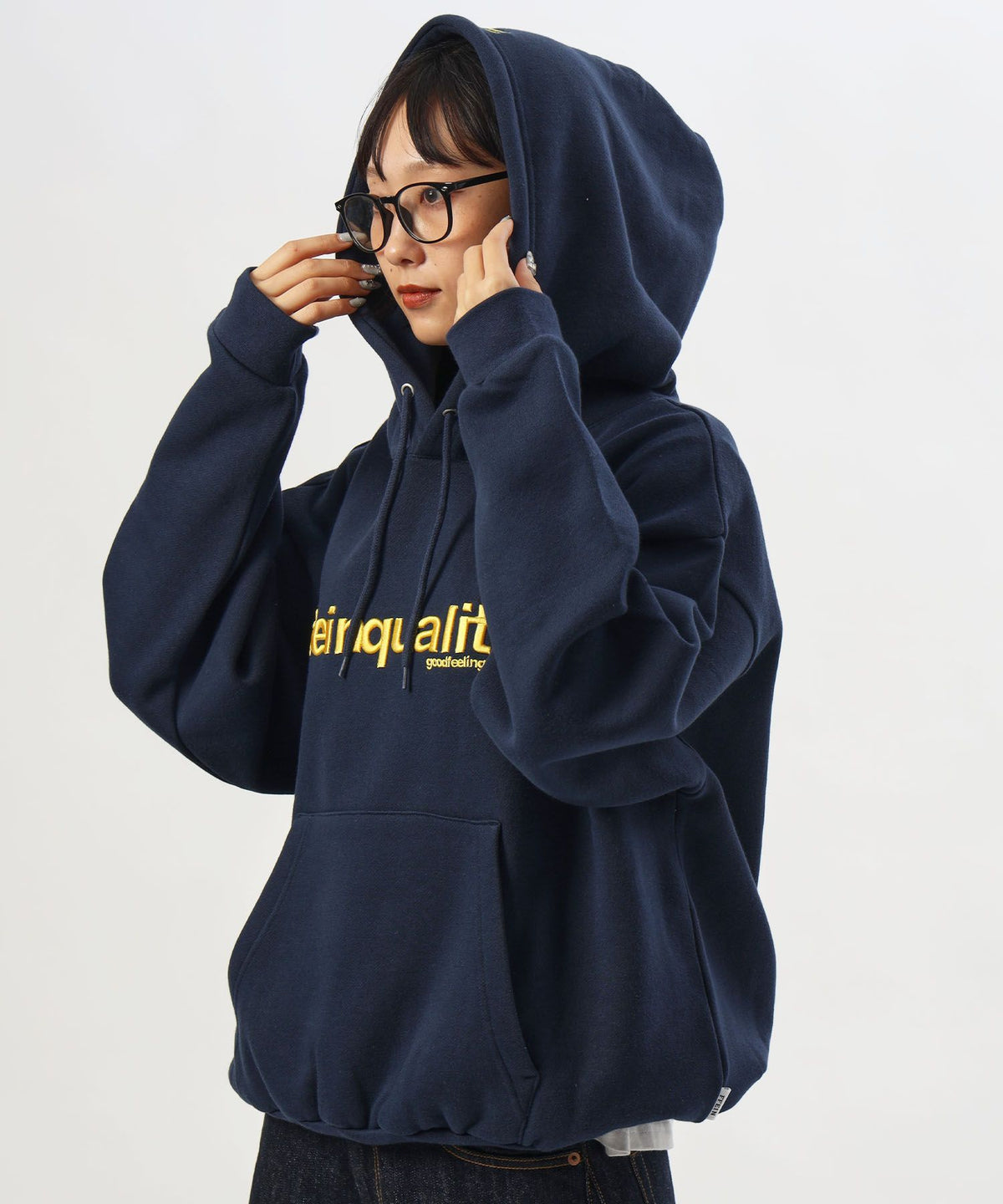 モデル：H163 Size:M　ネイビー