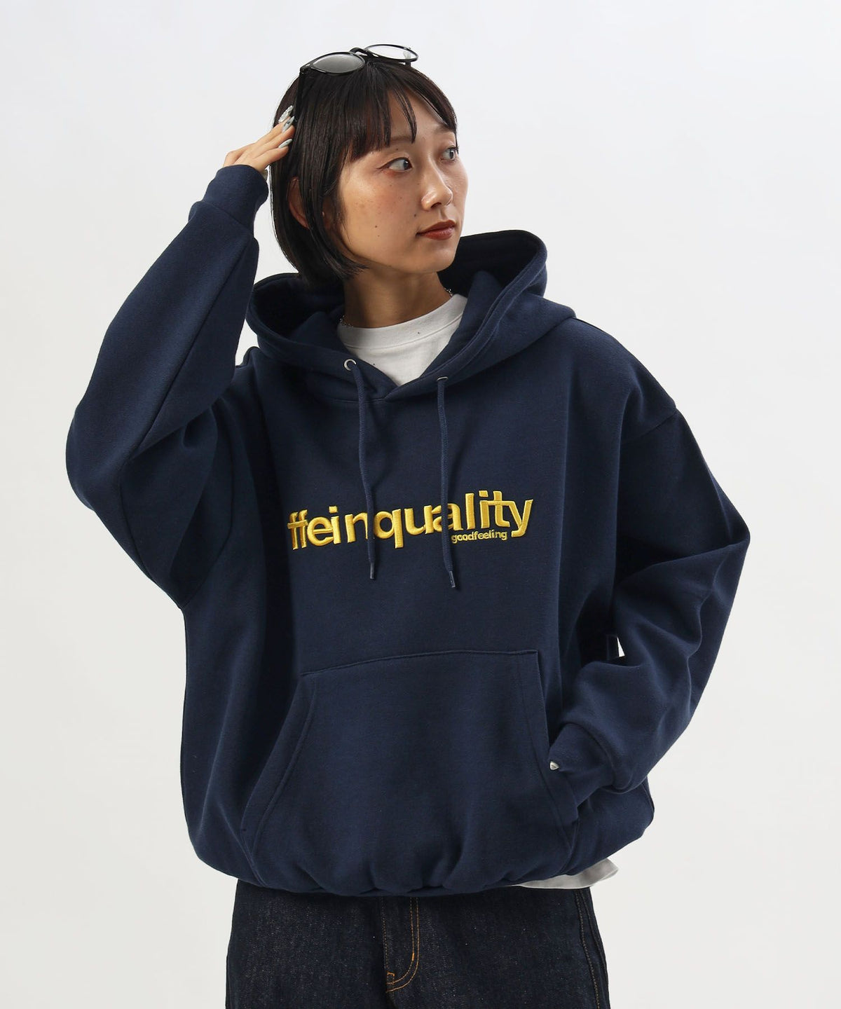 モデル：H163 Size:M　ネイビー