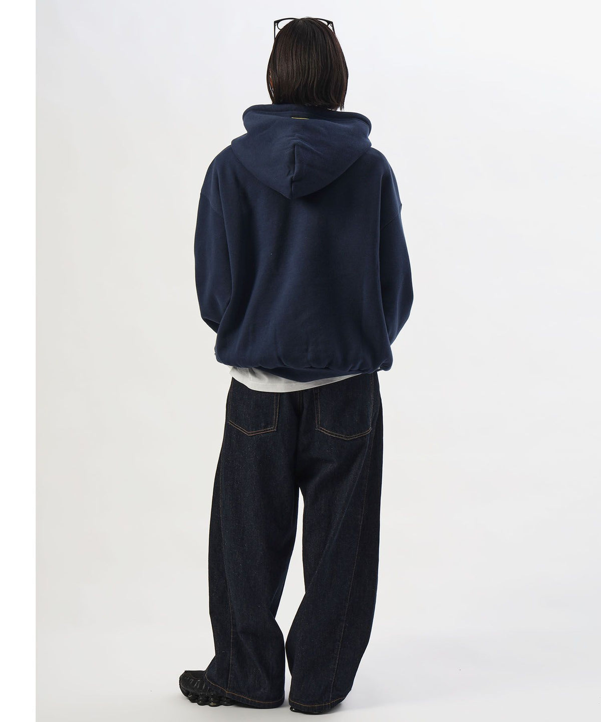 モデル：H163 Size:M　ネイビー