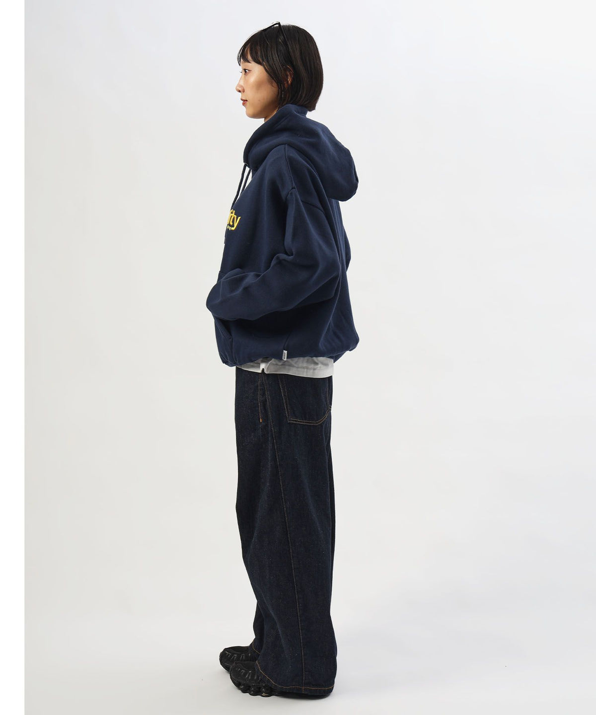 モデル：H163 Size:M　ネイビー
