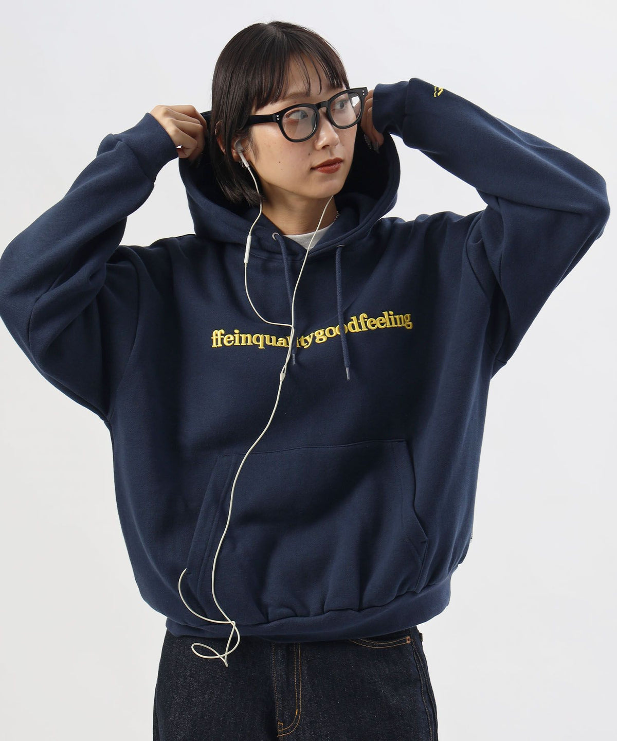 モデル：H163 Size:M　ネイビー