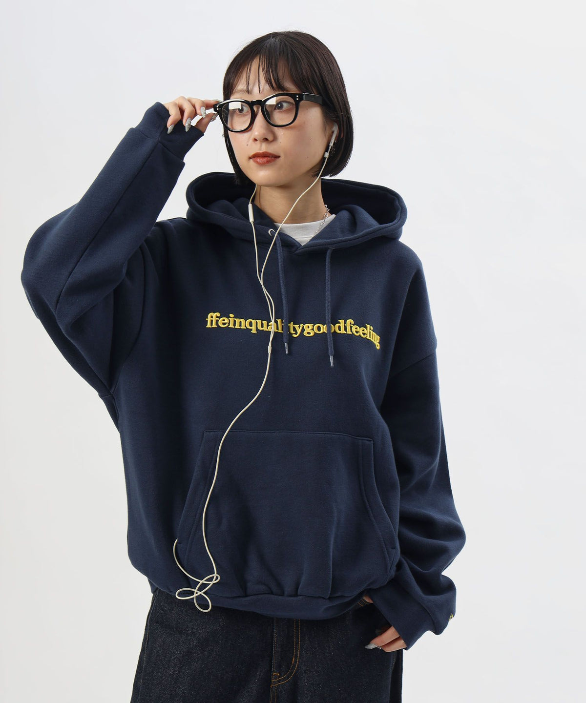 モデル：H163 Size:M　ネイビー