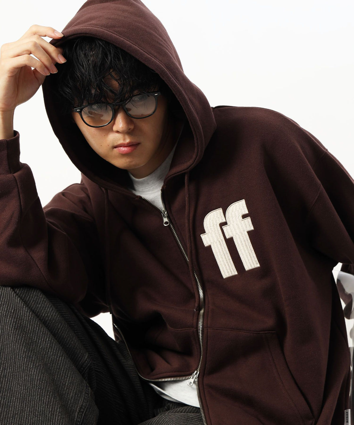 モデル：H177 Size:L　ダークブラウン