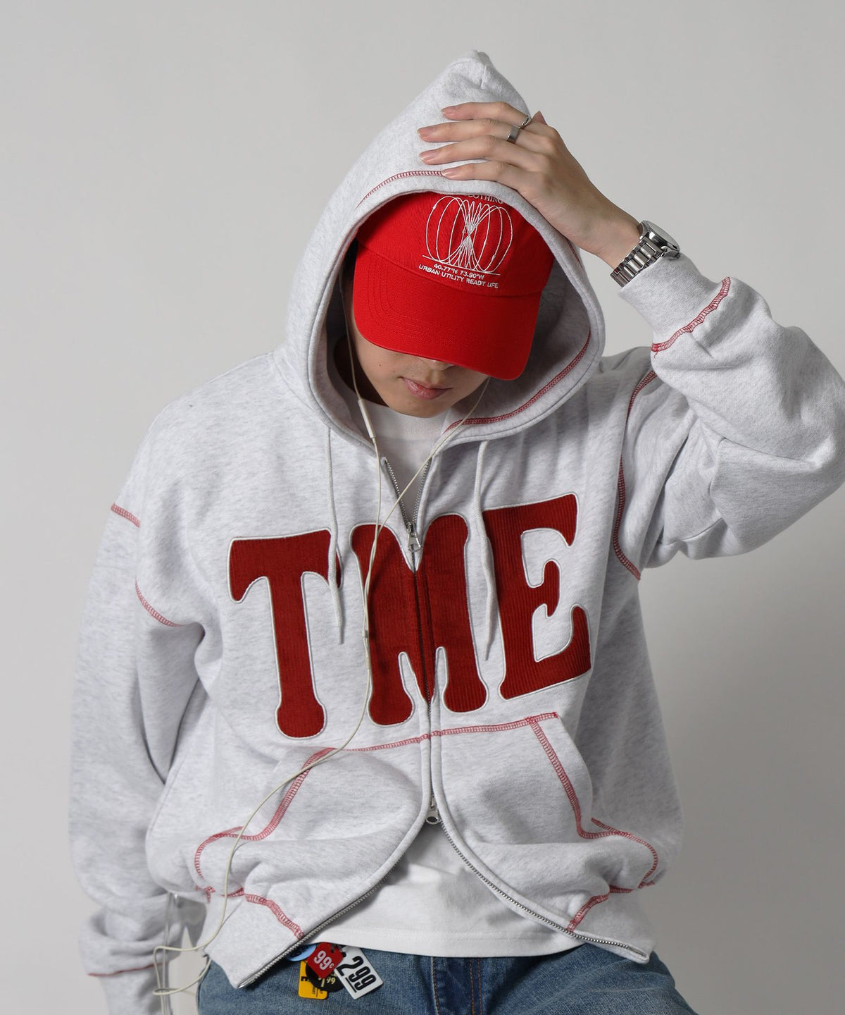 モデル：H178 Size:L　アッシュグレー
