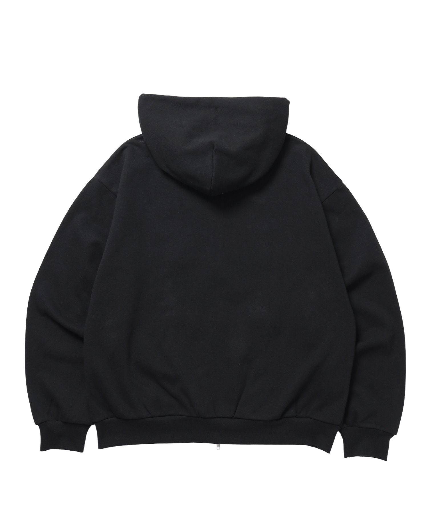 レースロゴジップパーカー / sqnzU oval lace logo zip p/k