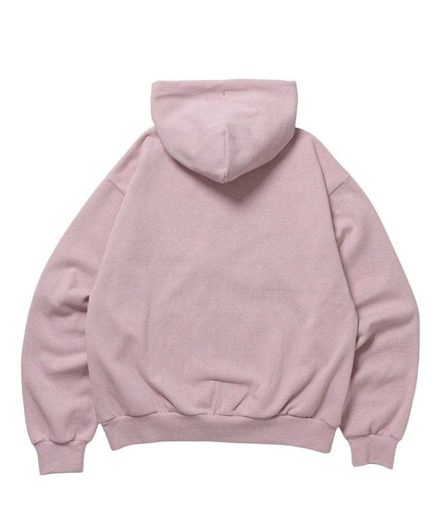 レースロゴジップパーカー / sqnzU oval lace logo zip p/k