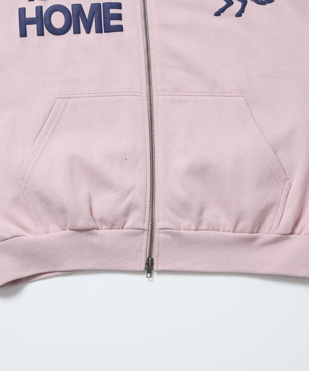 HOMEホースロゴプリントジップパーカー / sqnzU horse logo zip p/k
