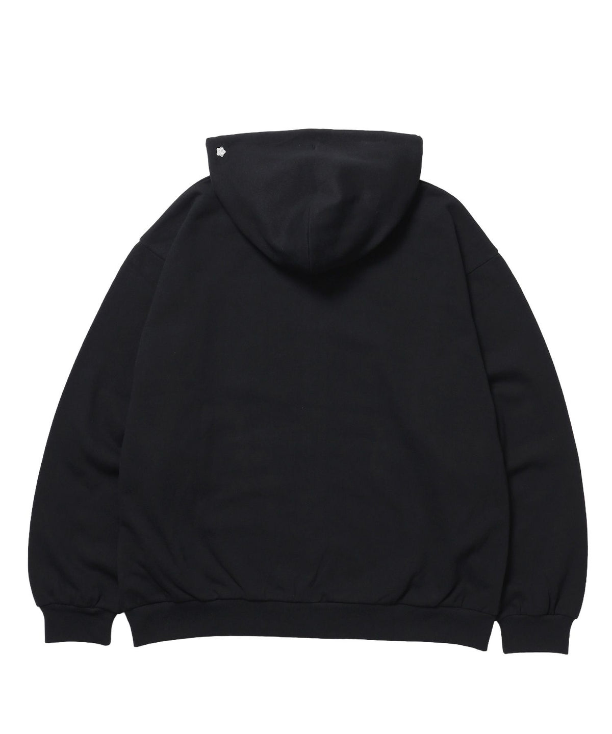 ※WEB限定 / es HOMEロゴ裏起毛ジップパーカー / sqnzU basic logo zip p/k ブラック