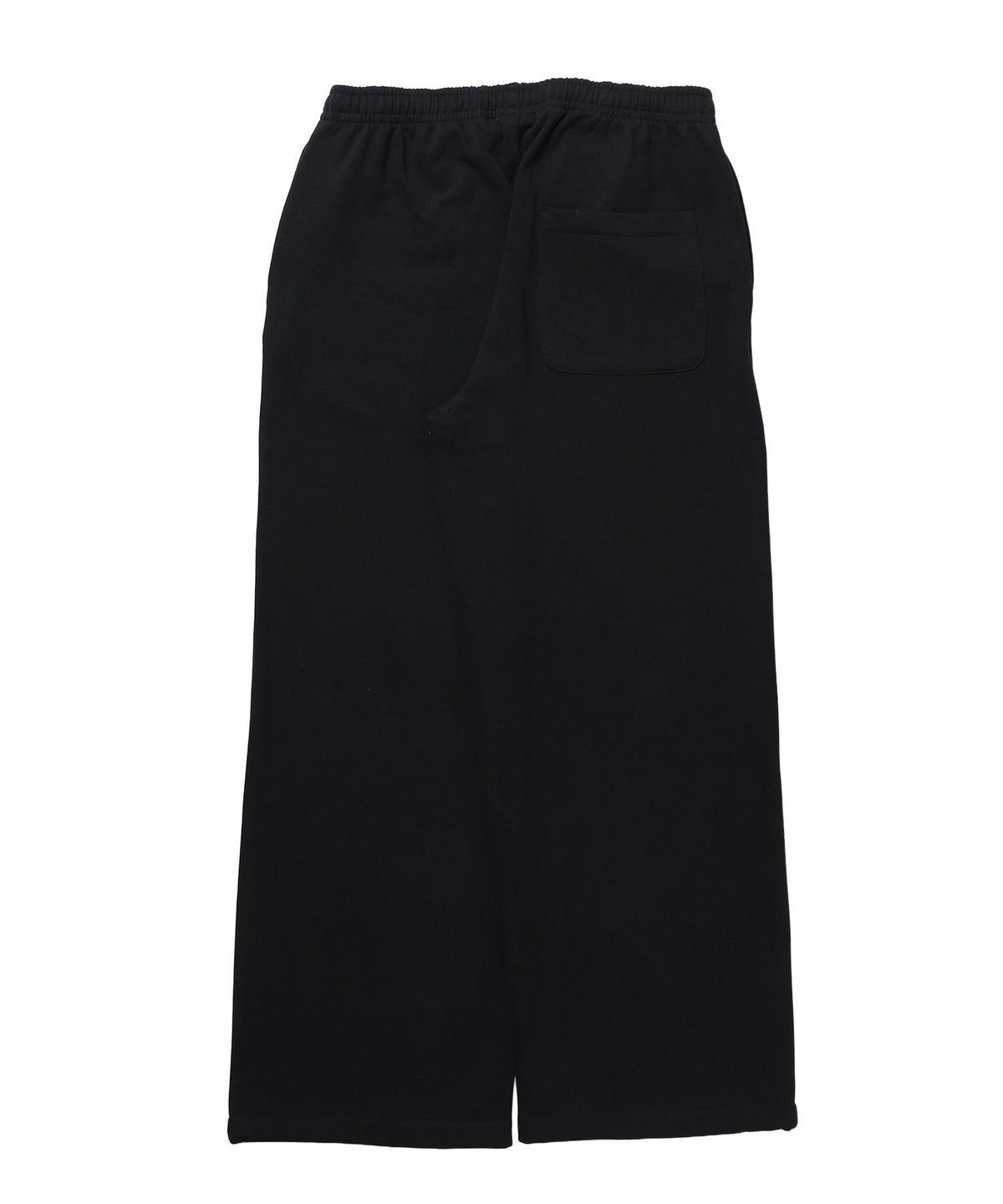 ※WEB限定 / es HOMEロゴ裏起毛スウェットパンツ / sqnzU basic logo sweat pants ブラック