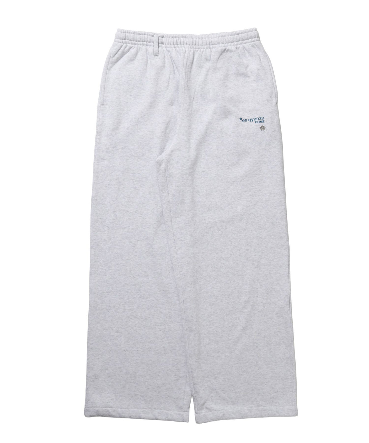 【SEQUENZ（シークエンズ）】※WEB限定 / es HOMEロゴ裏起毛スウェットパンツ / sqnz logo sweat pants アッシュグレー