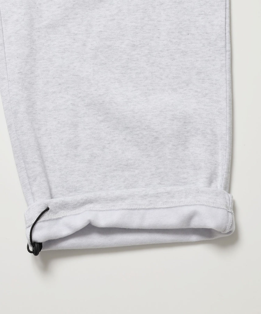※WEB限定 / es HOMEロゴ裏起毛スウェットパンツ / sqnzU basic logo sweat pants アッシュグレー