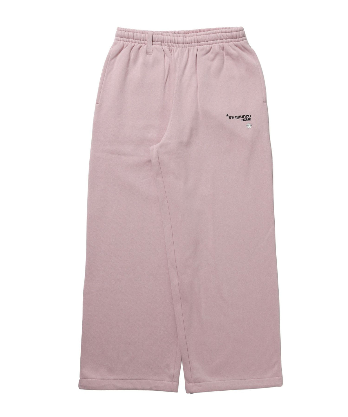 【SEQUENZ（シークエンズ）】※WEB限定 / es HOMEロゴ裏起毛スウェットパンツ / sqnz logo sweat pants ピンク