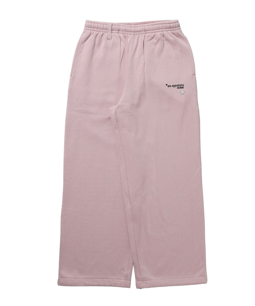 【SEQUENZ（シークエンズ）】※WEB限定 / es HOMEロゴ裏起毛スウェットパンツ / sqnz logo sweat pants ピンク