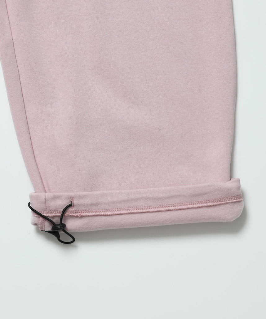※WEB限定 / es HOMEロゴ裏起毛スウェットパンツ / sqnzU basic logo sweat pants ピンク