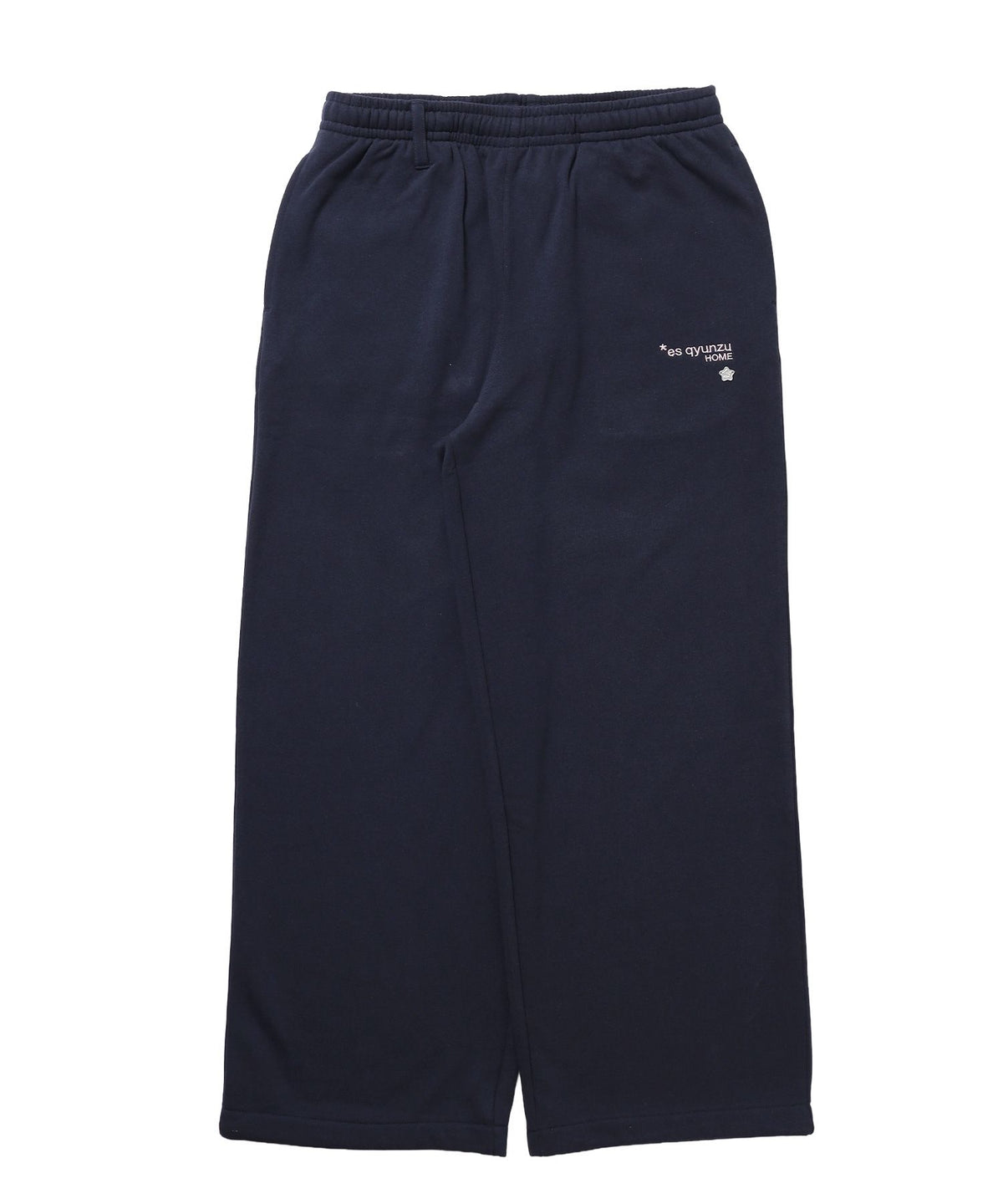 【SEQUENZ（シークエンズ）】※WEB限定 / es HOMEロゴ裏起毛スウェットパンツ / sqnz logo sweat pants ネイビー
