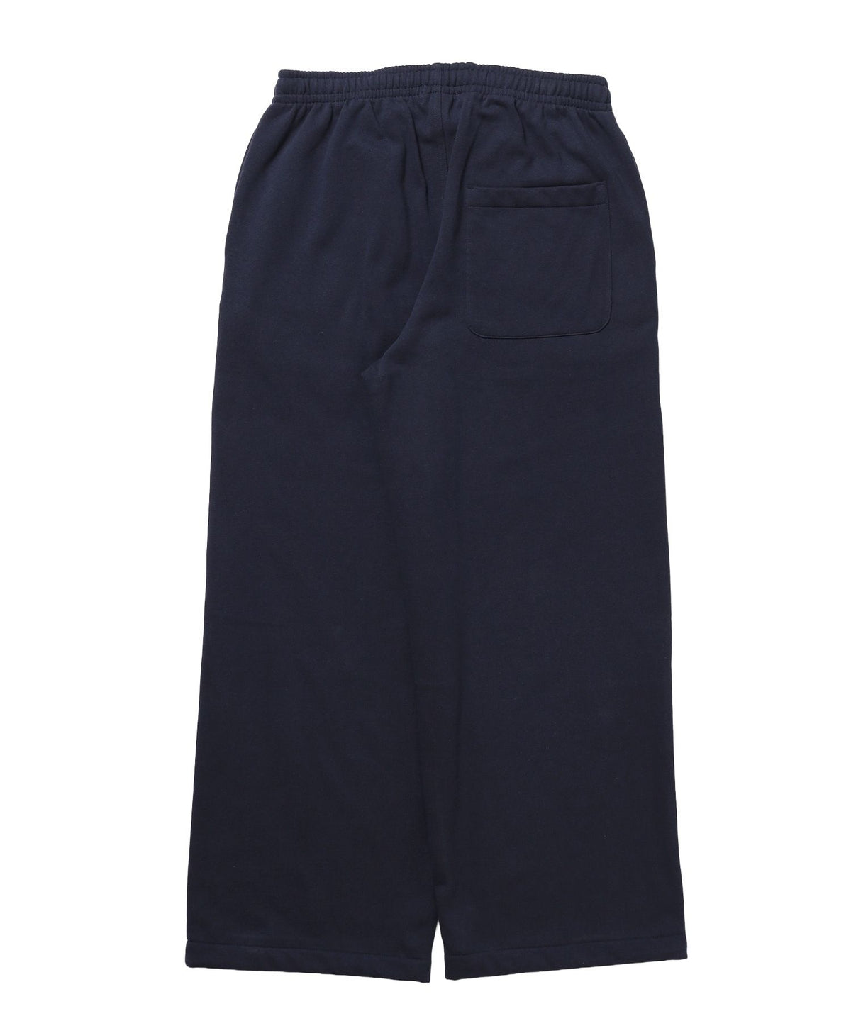 ※WEB限定 / es HOMEロゴ裏起毛スウェットパンツ / sqnzU basic logo sweat pants ネイビー