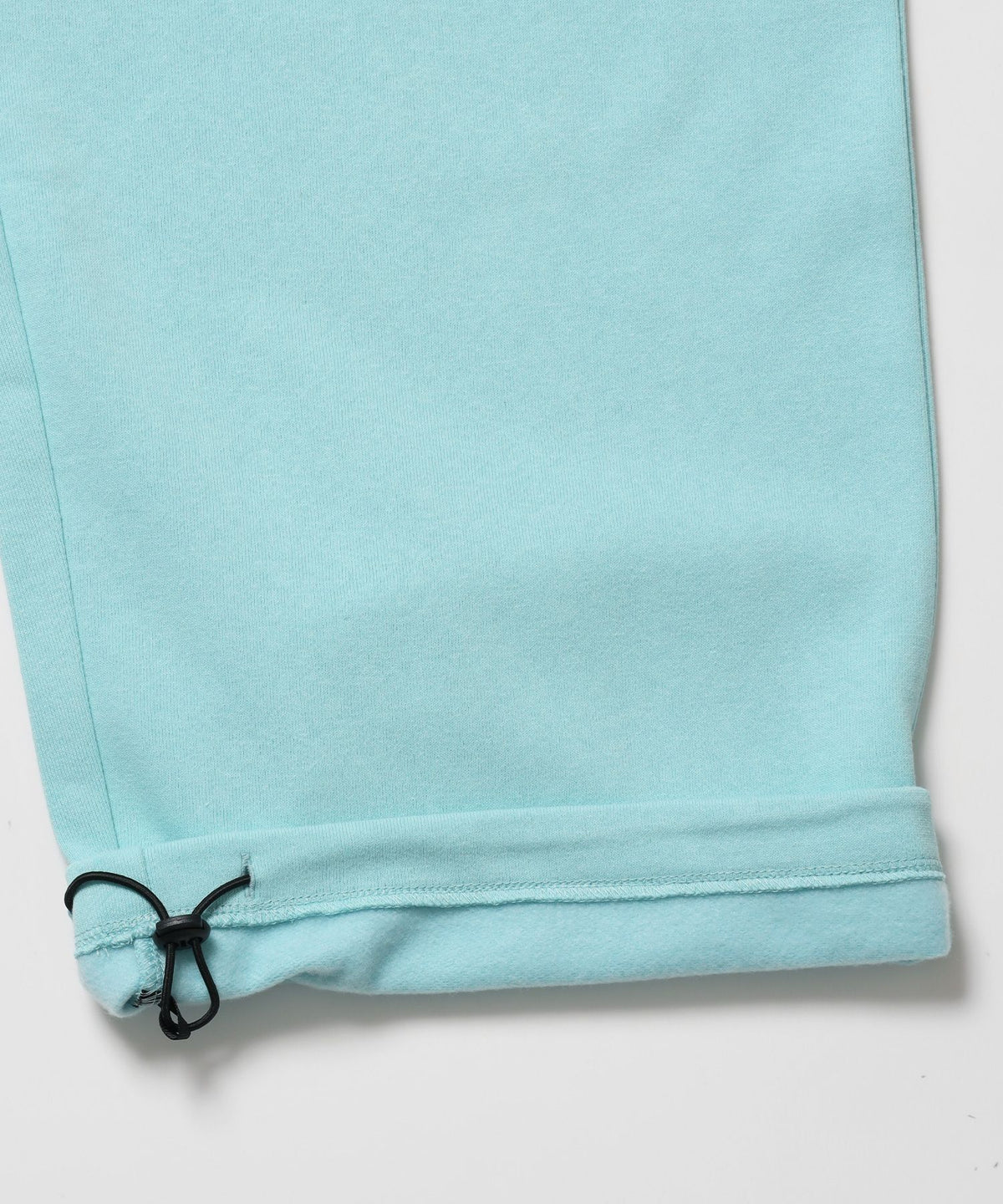 ※WEB限定 / es HOMEロゴ裏起毛スウェットパンツ / sqnzU basic logo sweat pants ターコイズブルー