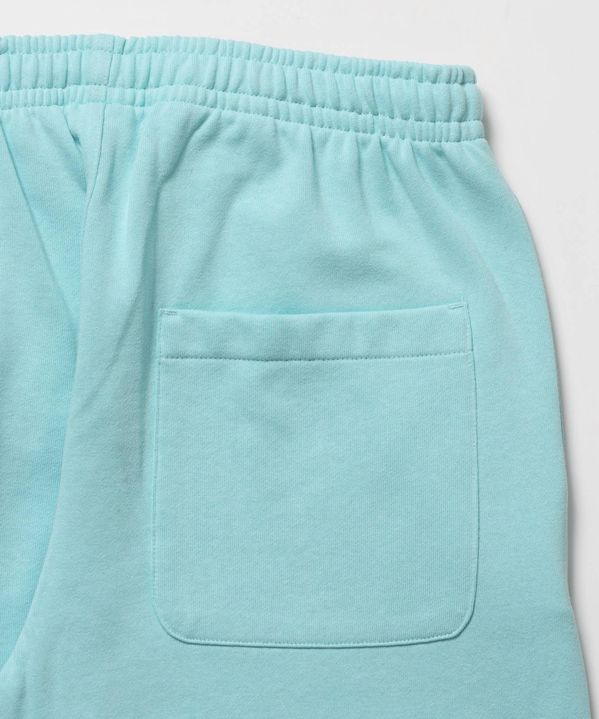 ※WEB限定 / es HOMEロゴ裏起毛スウェットパンツ / sqnzU basic logo sweat pants ターコイズブルー