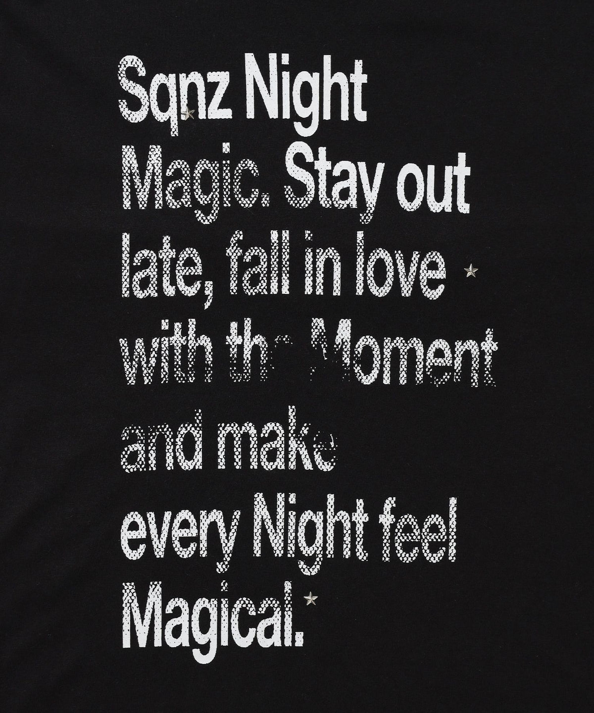 ぼかしプリントフェイクレイヤードロンT / sqnzU fake layered l/s tee