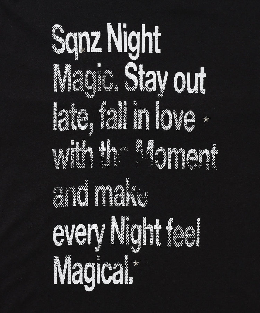 ぼかしプリントフェイクレイヤードロンT / sqnzU fake layered l/s tee