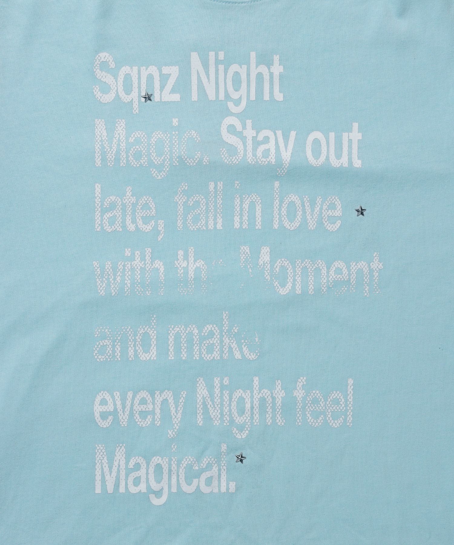 ぼかしプリントフェイクレイヤードロンT / sqnzU fake layered l/s tee