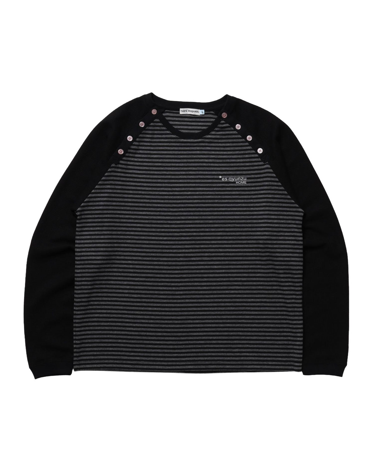 【SEQUENZ（シークエンズ）】※WEB限定 / ダブルヘンリーワッフルロンT / sqnzU asetry neck thermal l/s tee 柄84