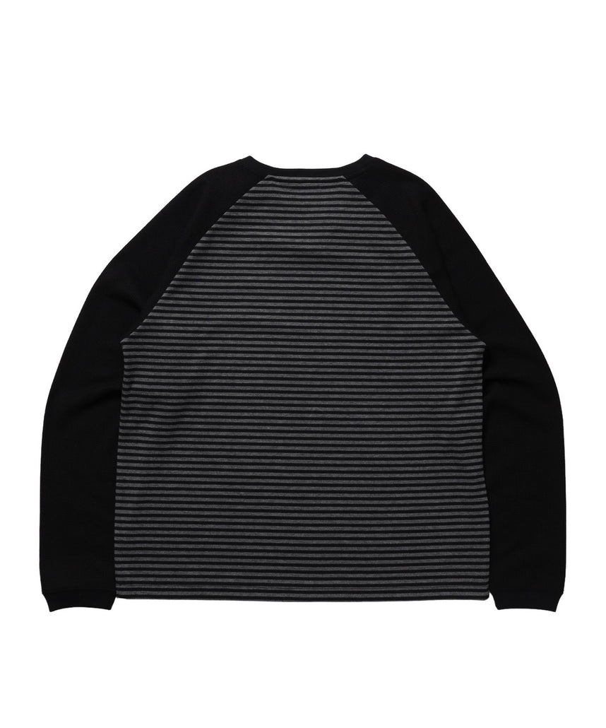 ダブルヘンリーワッフルロンT / sqnzU asetry neck thermal l/s tee