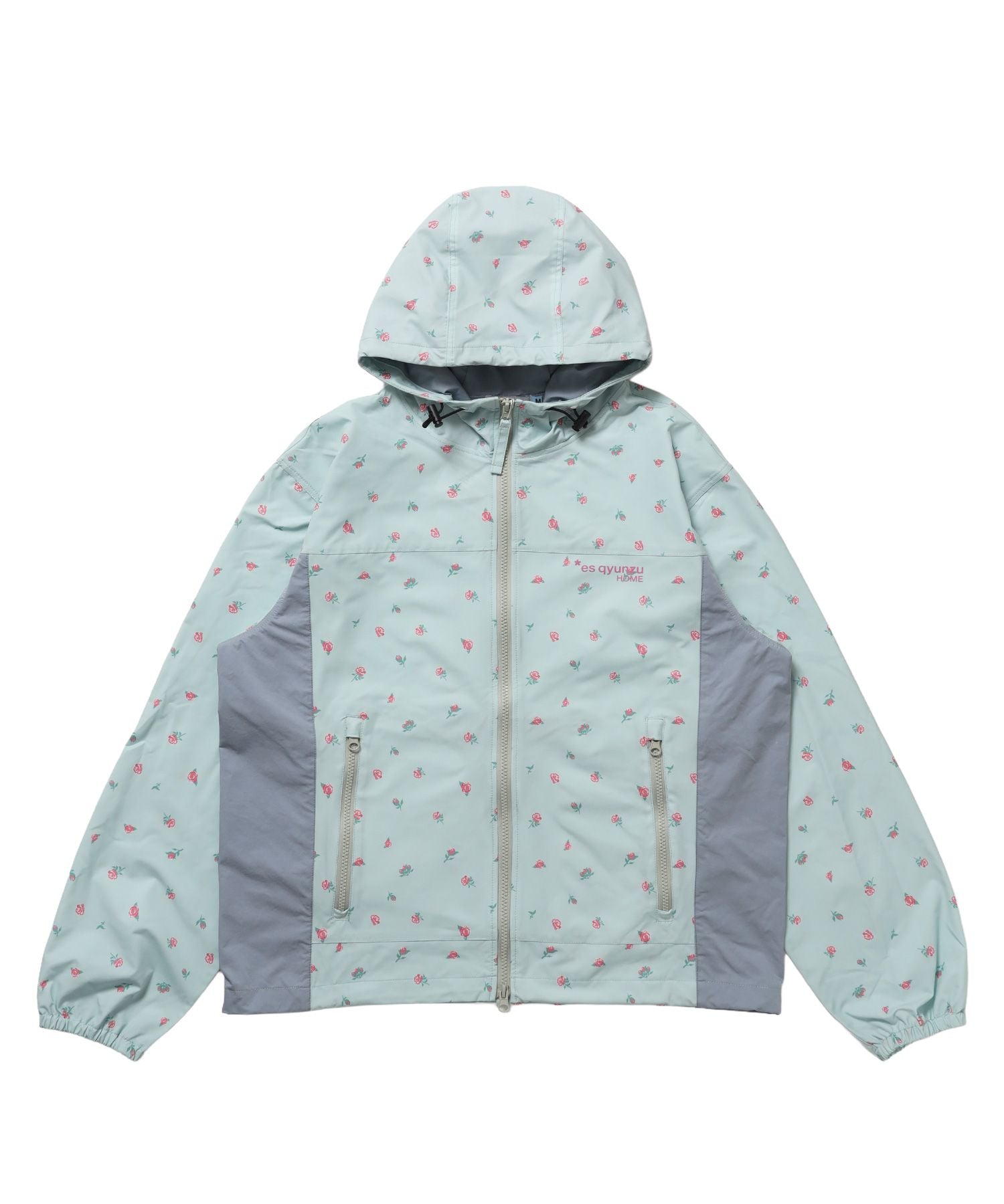 【SEQUENZ（シークエンズ）】※WEB限定 / es HOME総柄ウインドジャケット / sqnzU assortment windbreaker ミント