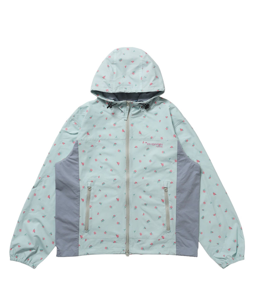 【SEQUENZ（シークエンズ）】※WEB限定 / es HOME総柄ウインドジャケット / sqnzU assortment windbreaker ミント